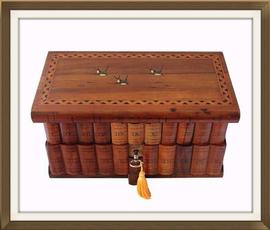 SOLD Jewellery Box With Secret Lock & Compartment