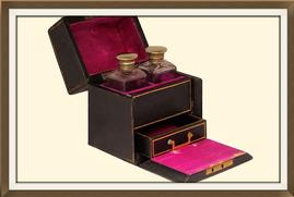 SOLD Antique Perfume Holder & Jewellery Box