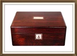 SOLD Large Antique Mahogany Jewellery Box
