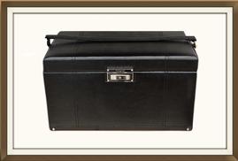 SOLD Beautiful Extra Large Leather Jewellery Box