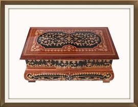 SOLD Vintage Marquetry Inlaid Jewellery Box