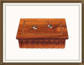 SOLD Inlaid Jewellery Box With Secret Opening