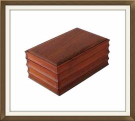 SOLD 1936 Coin Inset Oak Vintage Jewellery Box