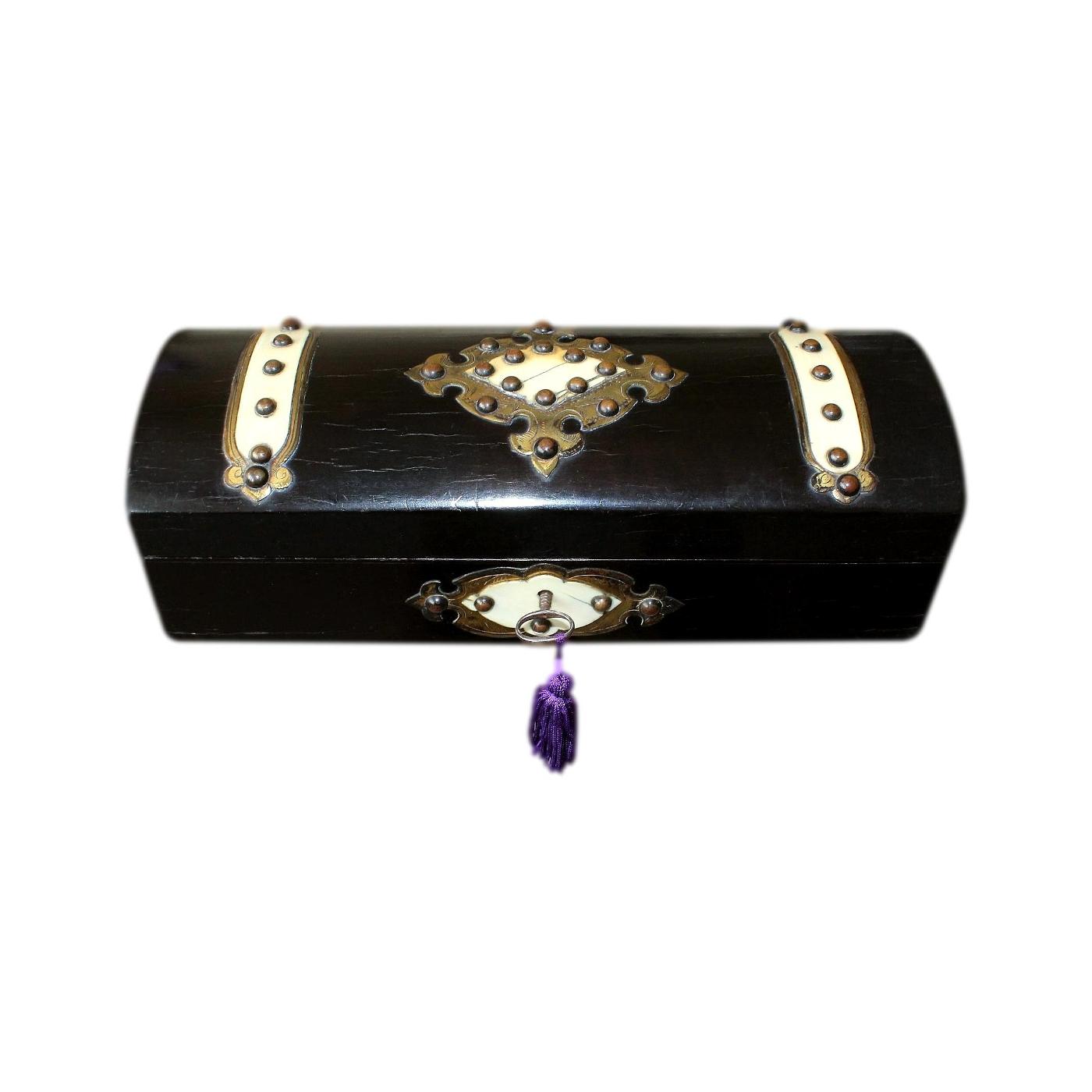 Beautifully Refurbished Antique Victorian Jewellery Box