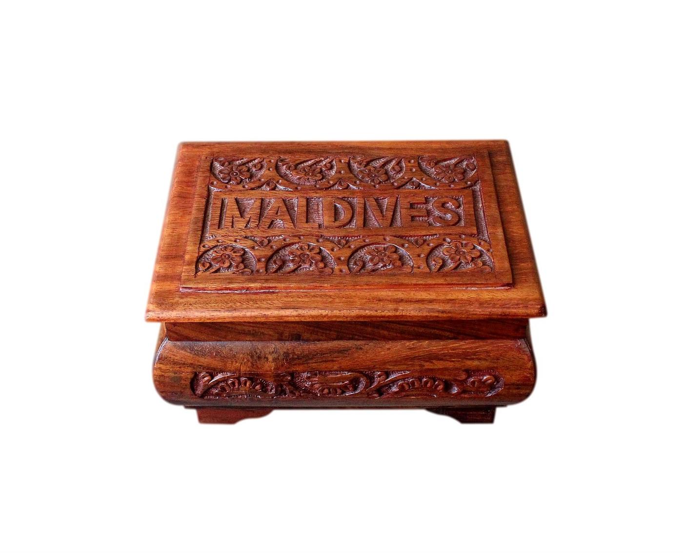 Beautiful Vintage Jewellery Box From The Maldives