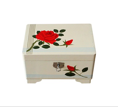 SOLD Japanese Musical Jewellery Box With Roses