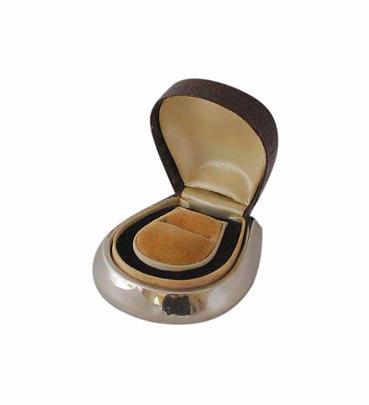 SOLD Horseshoe Shaped Vintage Wedding Ring Box
