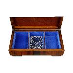 Art Deco Jewellery Box With New Liberty Fabric and Velvet Linings